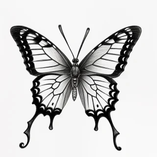 butterly drawing