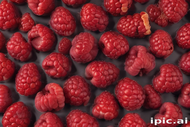 Juicy Yellow Raspberry Fresh and Juicy Raspberries Lying on a Dark Surface Ready for Enjoyment