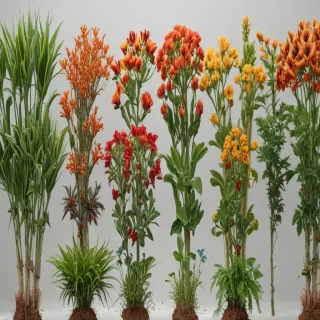 plants no background