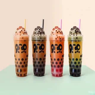 cute boba backgrounds