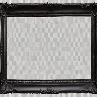 black picture frame png
