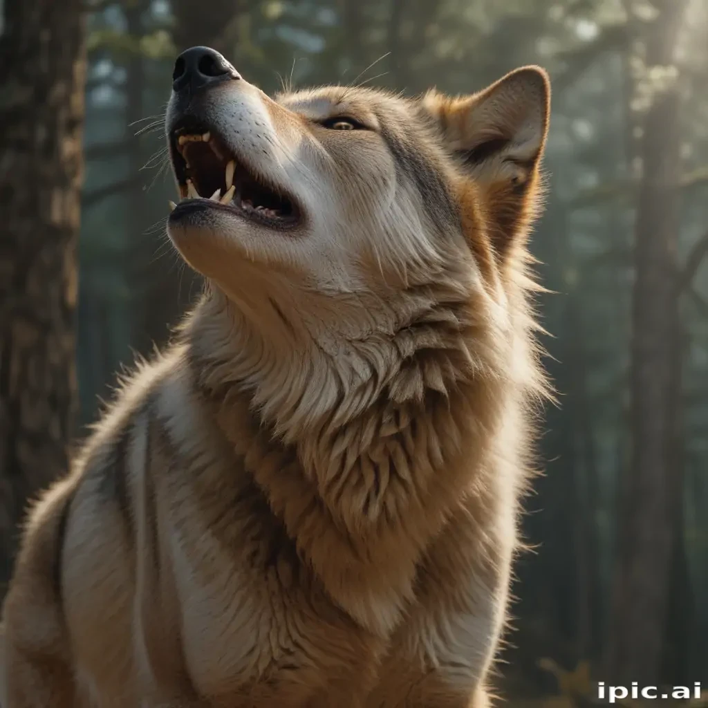 wolf howl png