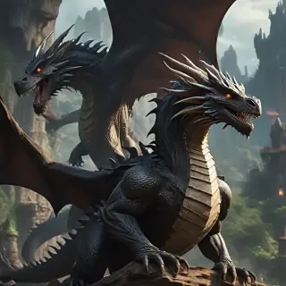 dragons background