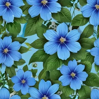 background blue flower