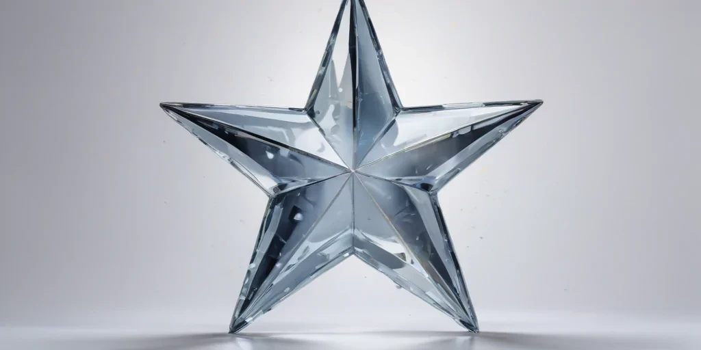 transparent star