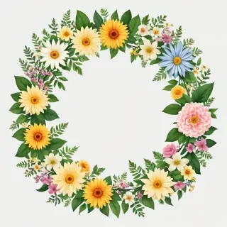 flower circle png