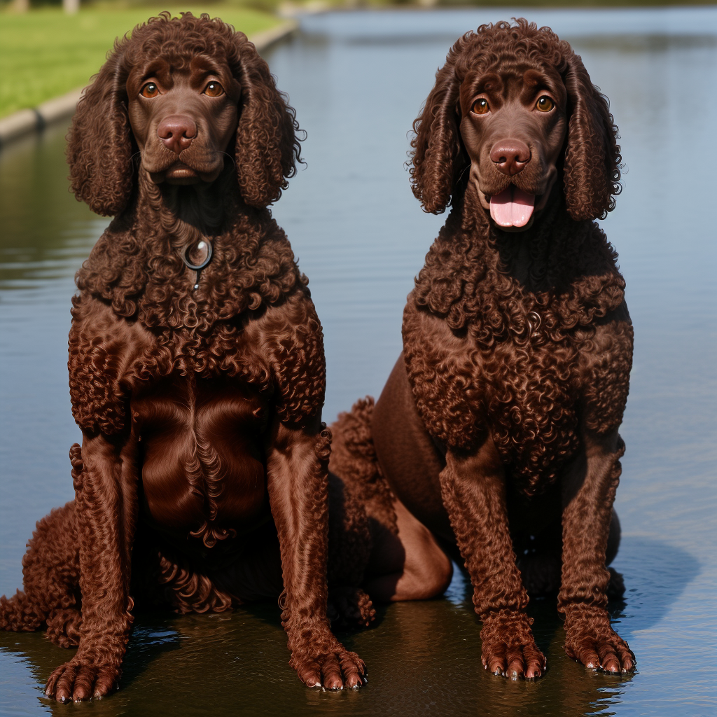irish water spaniel