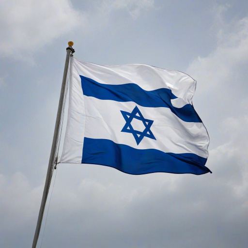 transparent israel flag