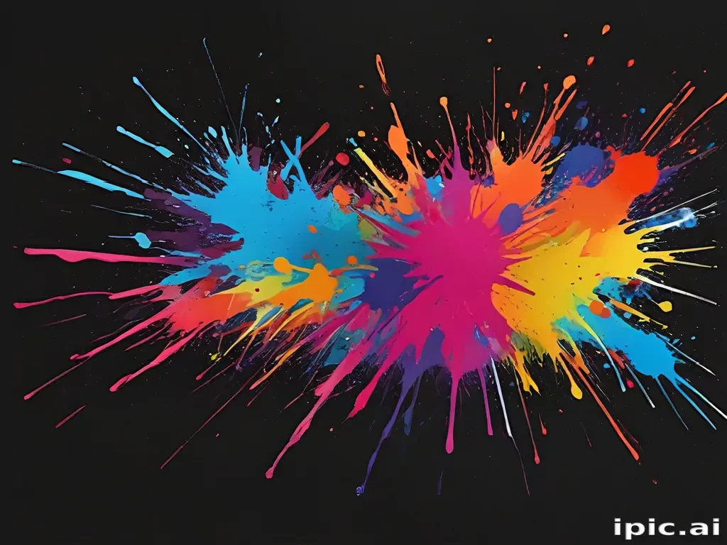 paint splatter transparent