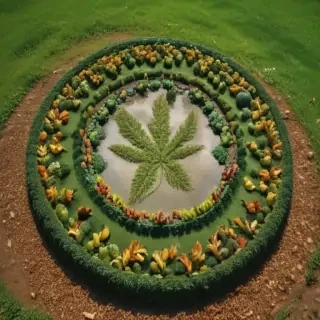 leaf circle