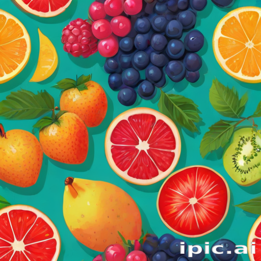 aesthetic fruit background