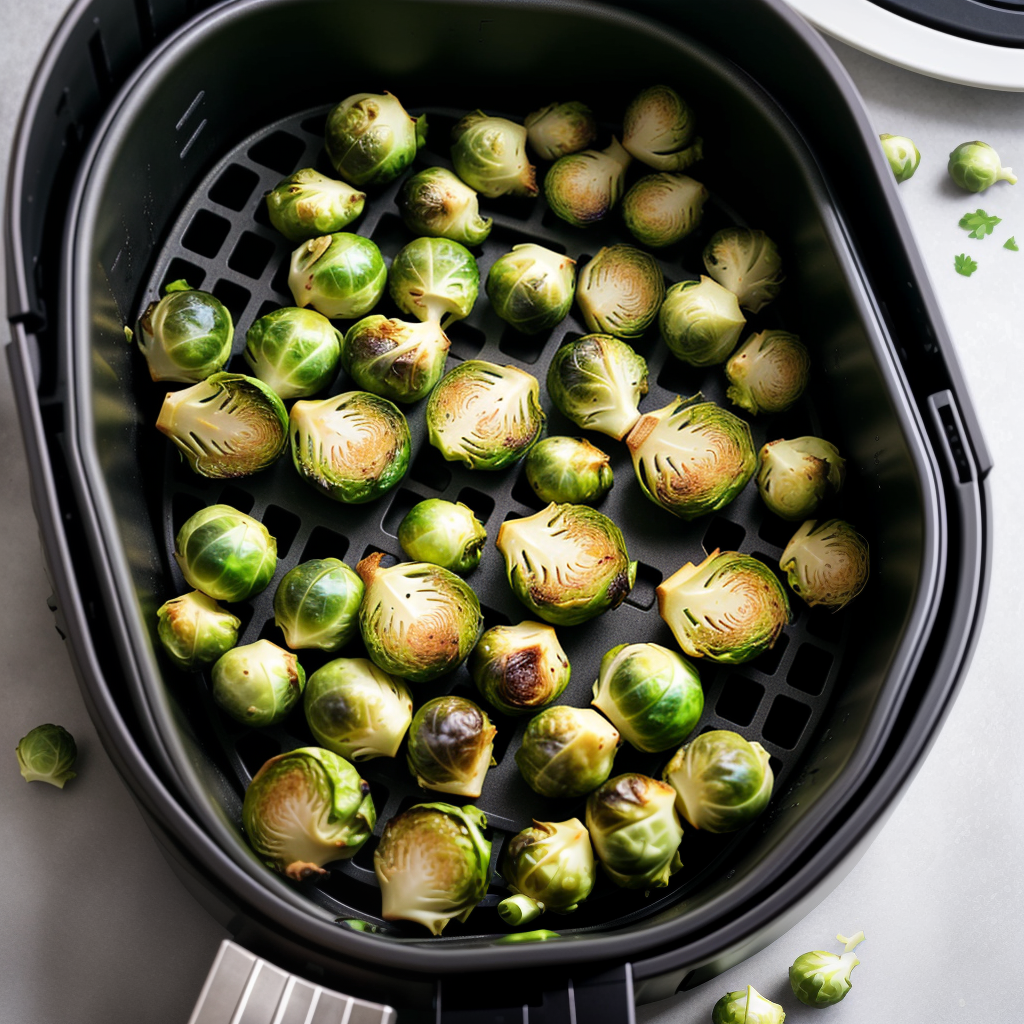 smashed brussel sprouts air fryer