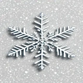 snowflake clipart transparent background