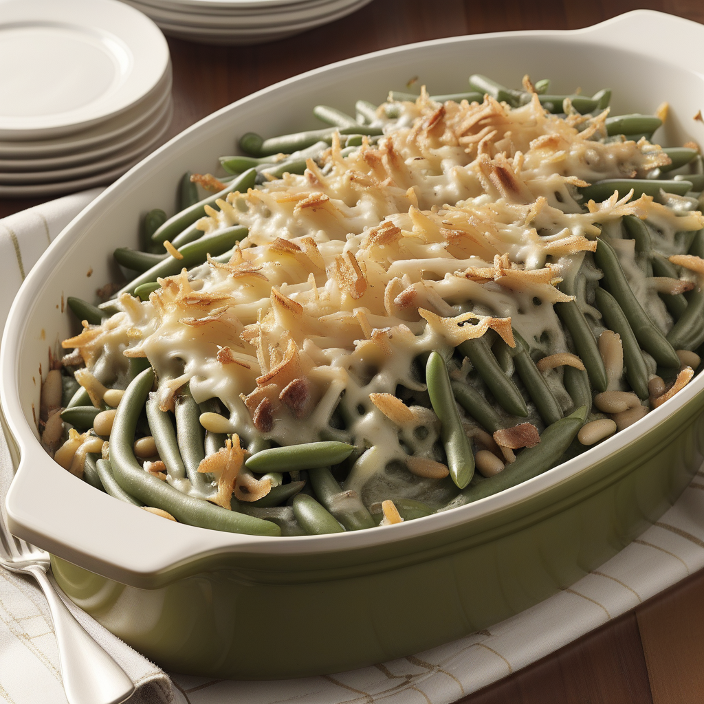 green bean casserole for two