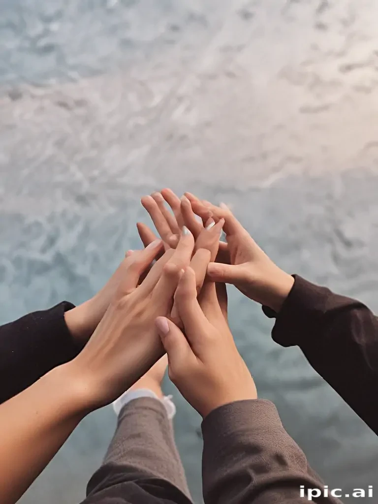 couple holding hands aesthetic