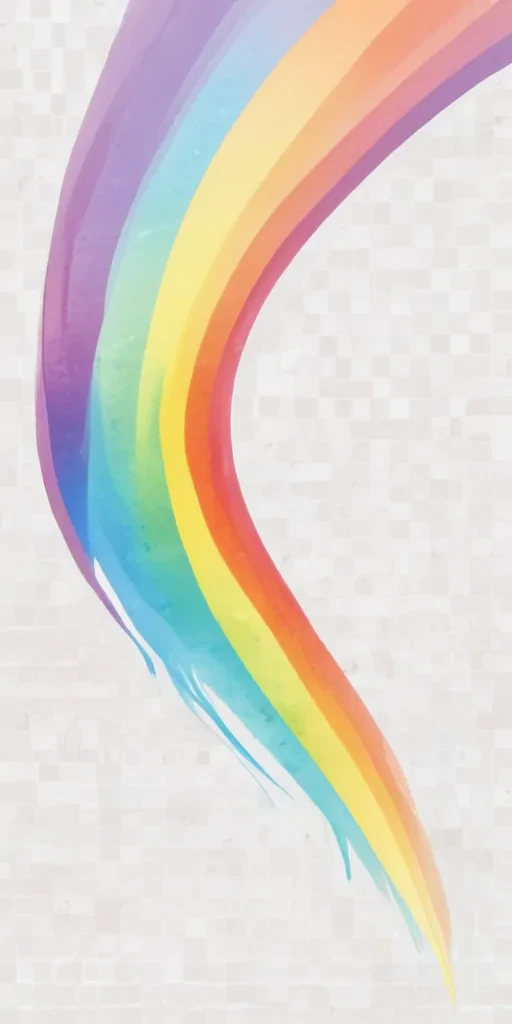 transparent background rainbow clipart