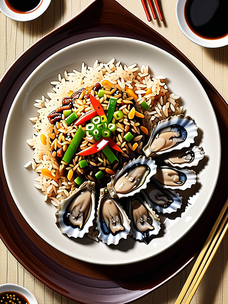 oyster sauce with fried rice
