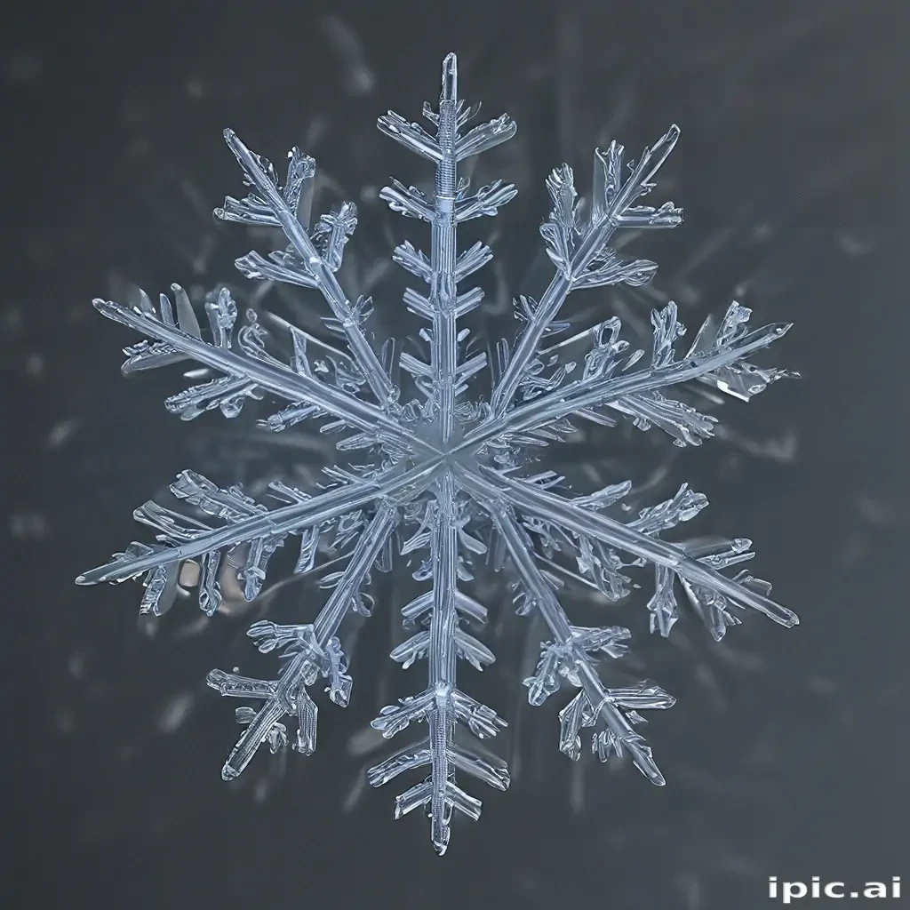 transparent snowflake