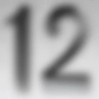 transparent numbers
