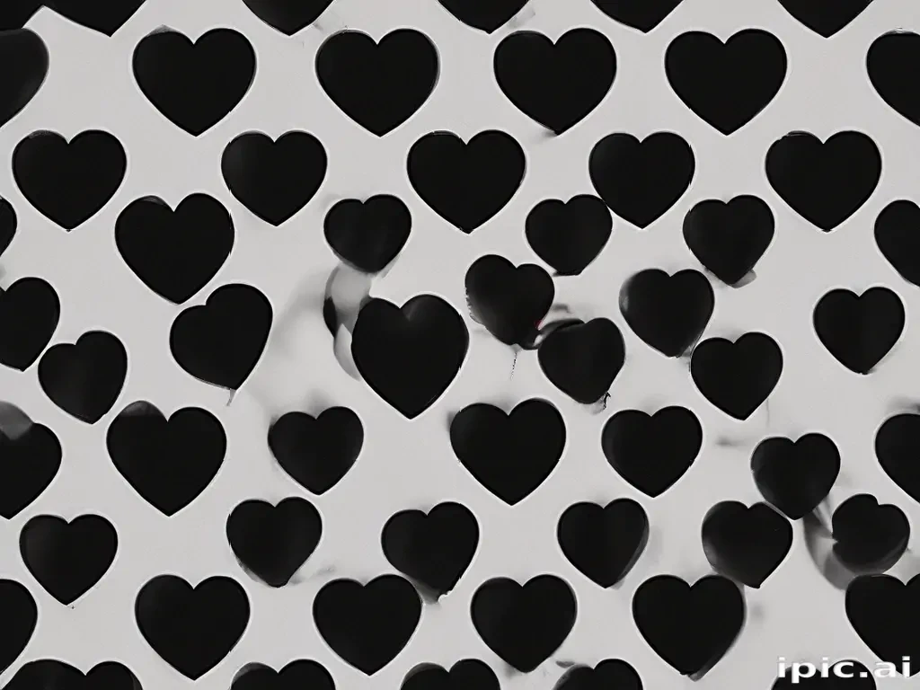 black heart aesthetic