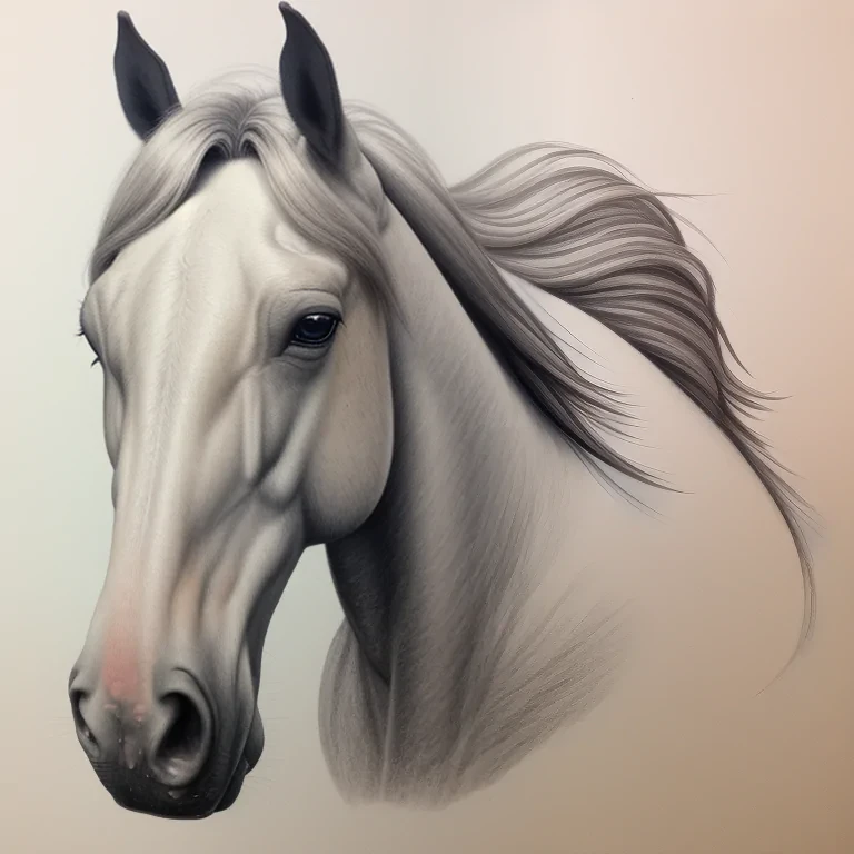 horse image for drawing