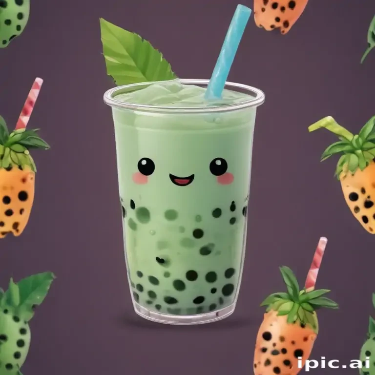 cute boba tea wallpapers