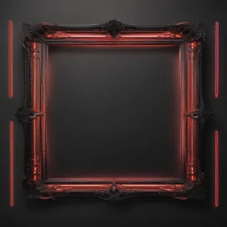 neon frame png