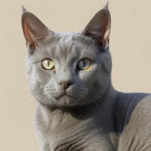 grey cat