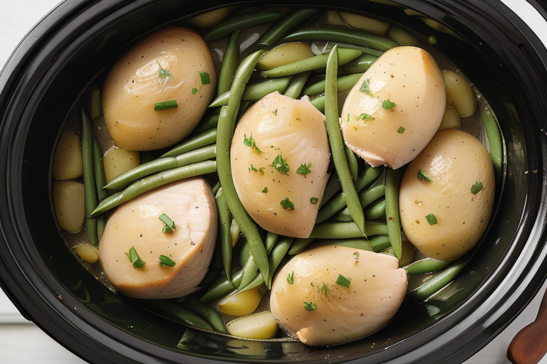 chicken green beans potatoes crock pot