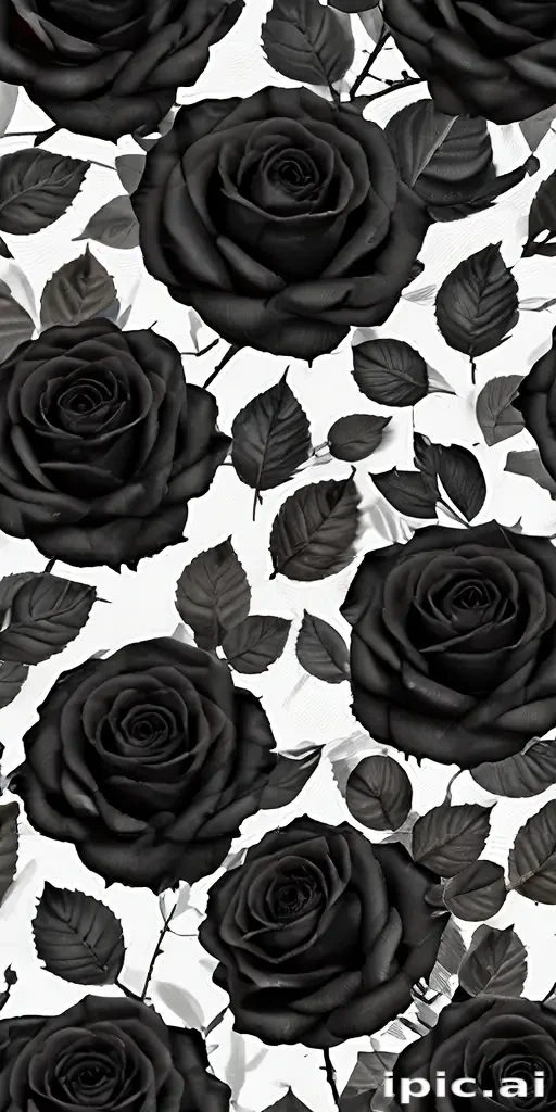 black roses png