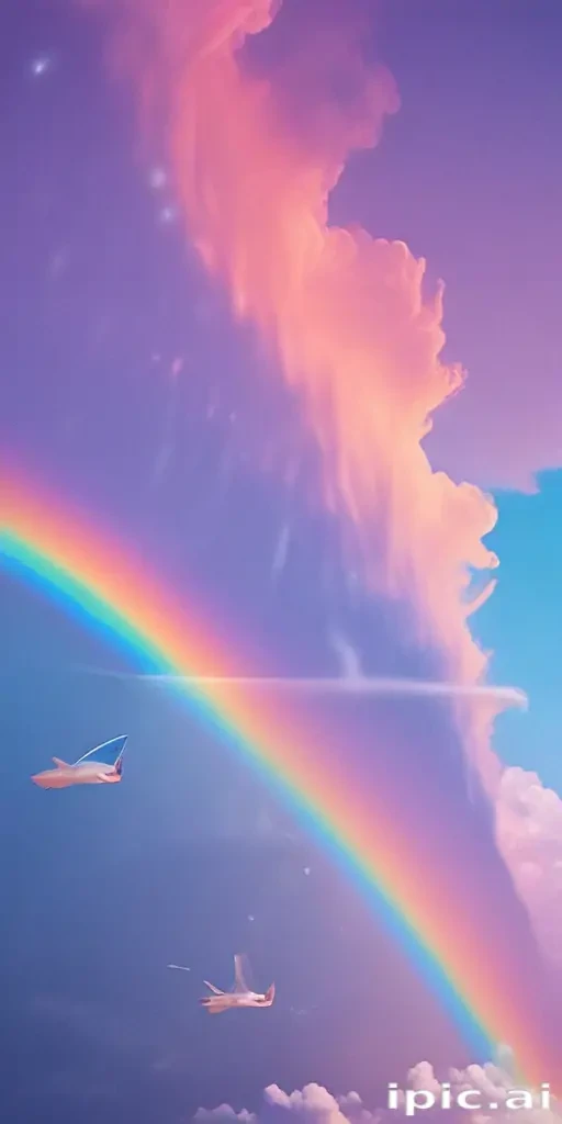 aesthetic wallpapers rainbow