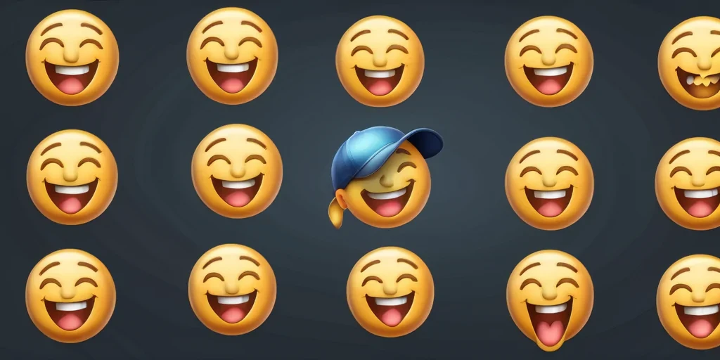 transparent laughing emoji