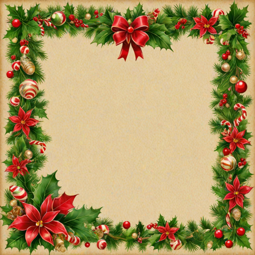 frame clipart christmas