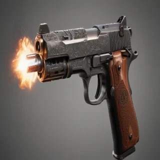gun with no background