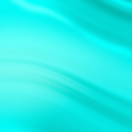 create a smooth flowing abstract background with a turquoise color gradient, using a DSLR camera with a 50mm lens, aperture set to f/2.8, shutter speed at 1/125s, and a focus on long exposure to capture motion blur, shot from a high angle for dynamic depth.