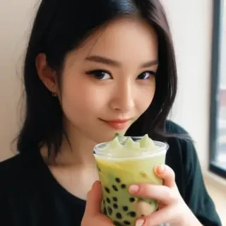 boba tea cute