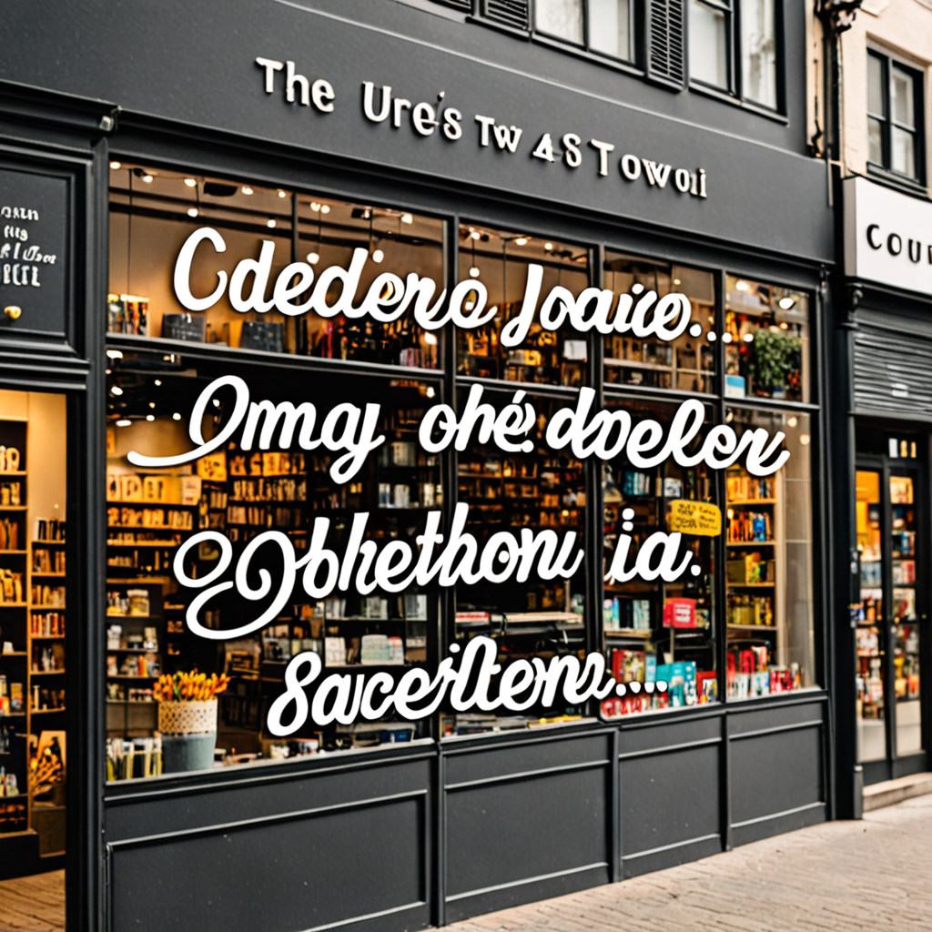 Text In Store Wall create text in front of a store written down town web