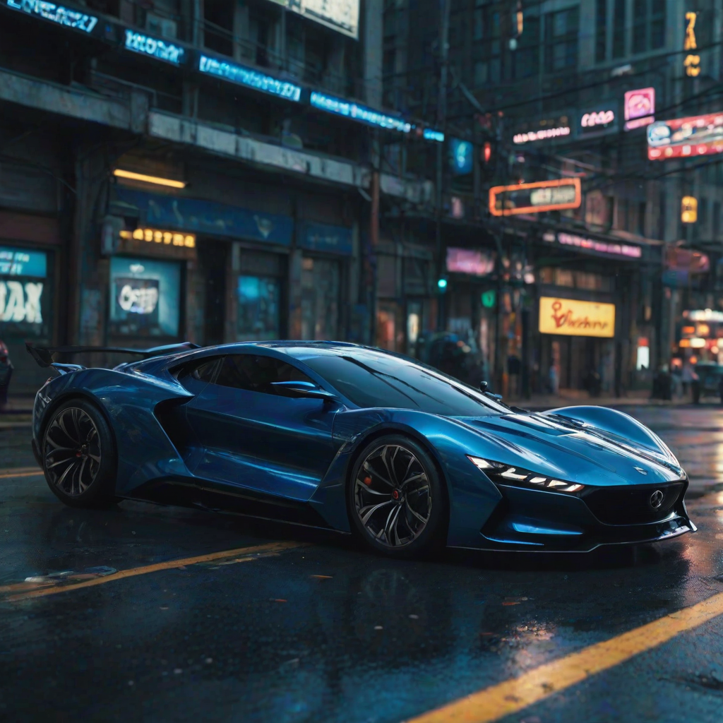 cinematic film still snake, A futuristic car, rendered in lush digital art, showcases a sleek, aerodynamic design with curved lines and sharp angles, evoking a sense of high-speed velocity. The metallic  body glimmers in the light, accentuated by neon  accents that pulse with an otherworldly energy. The wheels, a mesmerizing blend of chrome and carbon fiber, appear to rotate in mid-air, as if defying gravity. Against a backdrop of deep, electric blue, the car seems to embody the essence of innovation and progress, transporting the viewer to a world of tomorrow. ImgFixerPre0.3 <lora:more_details:1> . shallow depth of field, vignette, highly detailed, high budget, bokeh, cinemascope, moody, epic, gorgeous, film grain, grainy