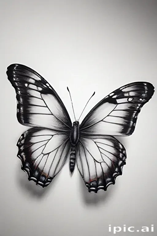 buterfly sketch