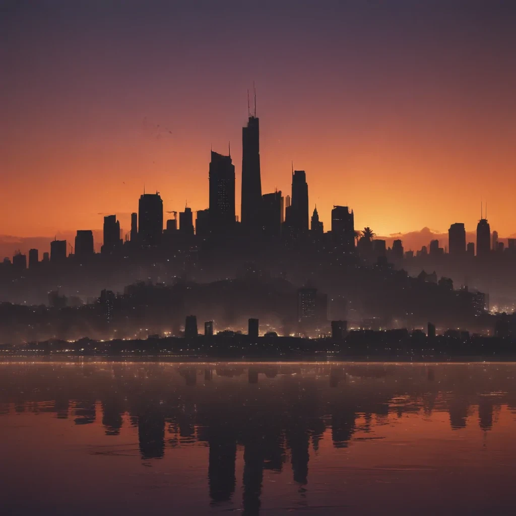 city silhouette png