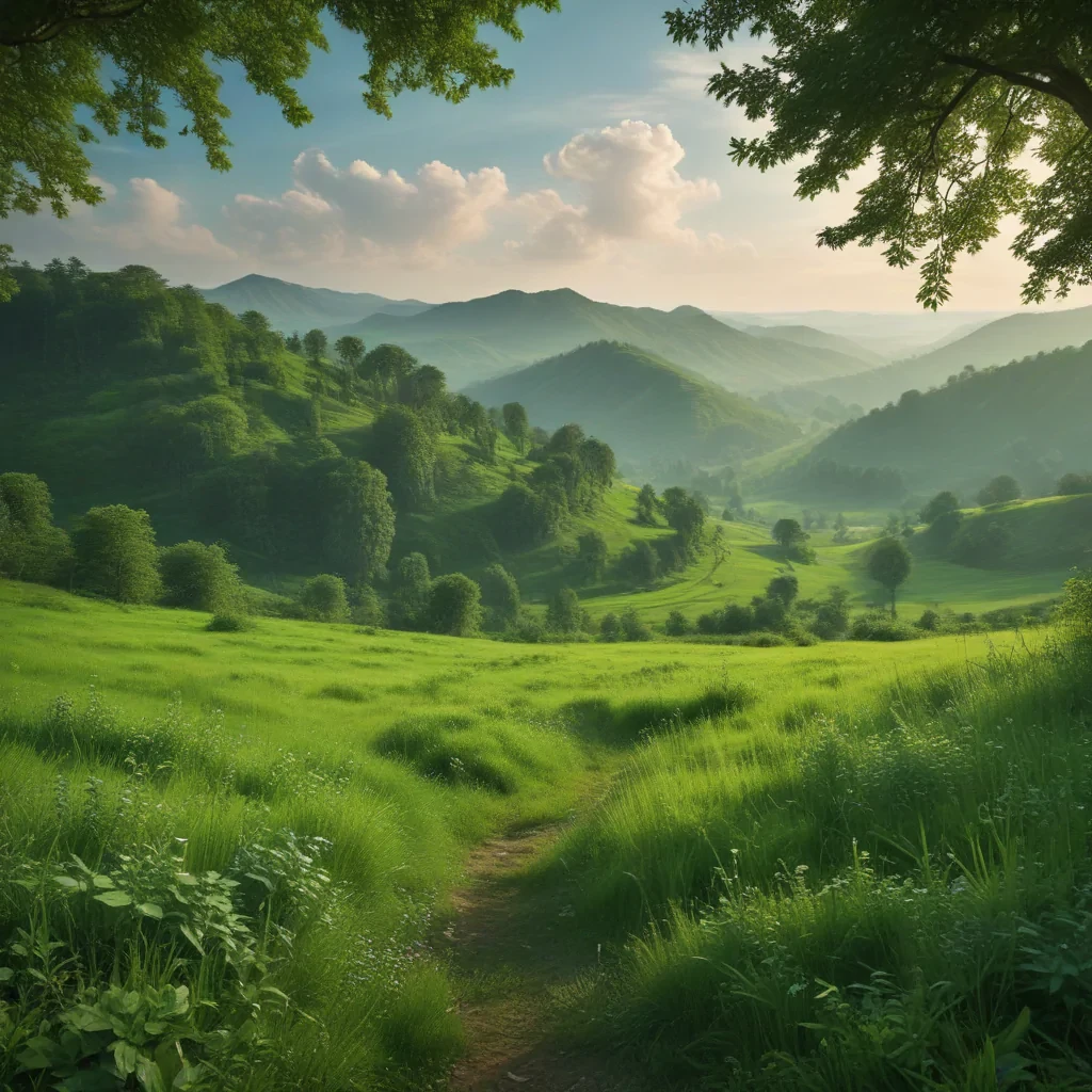 green bg plain
