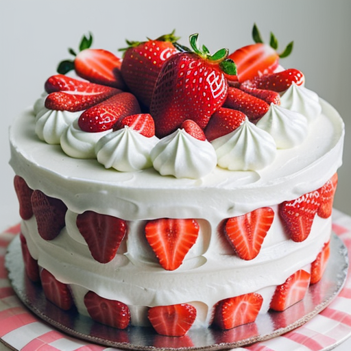 cake with strawberry filling recipe