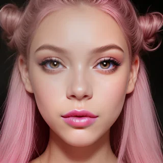 pink lips png