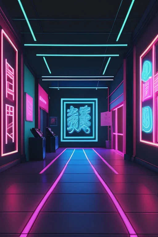 neon background aesthetic