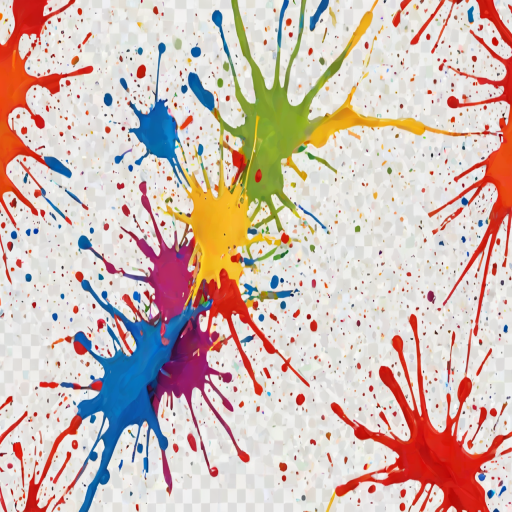 paint splatter transparent