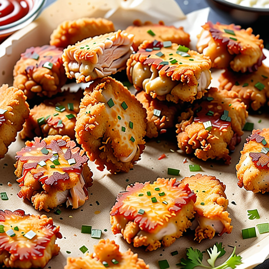 homemade chicken nuggets with ground chicken