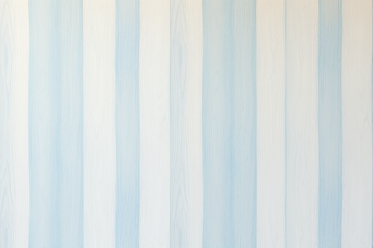 Create a high-resolution textured background with vertical stripes in soft blue and beige tones, using a DSLR camera, 50mm lens, f/8 aperture, ISO 100, 1/125s shutter speed, capturing in natural diffused light.