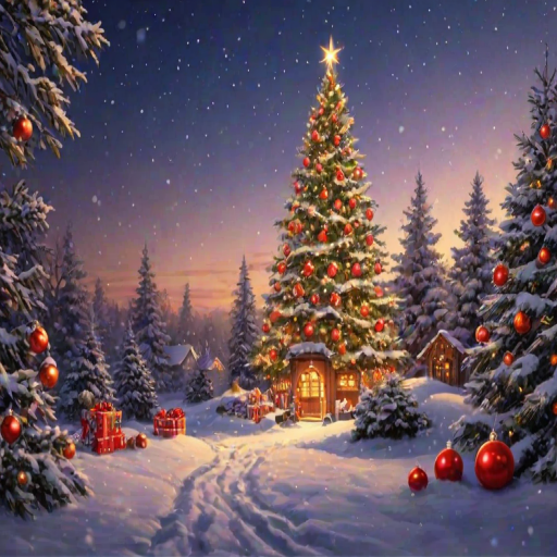 pretty christmas background