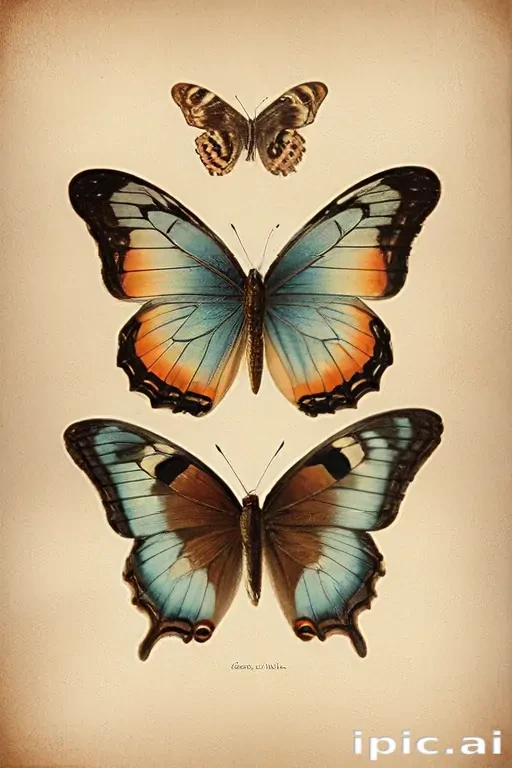 vintage butterfly illustration