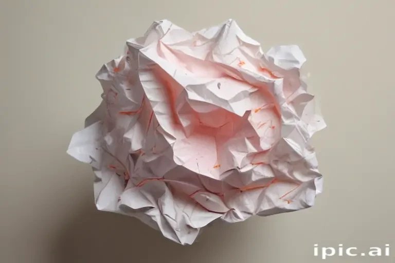 crumpled up paper